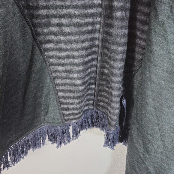 Anthropologie Saturday Sunday Cardigan Green Black L Minimalist Renaissance - Picture 6 of 12